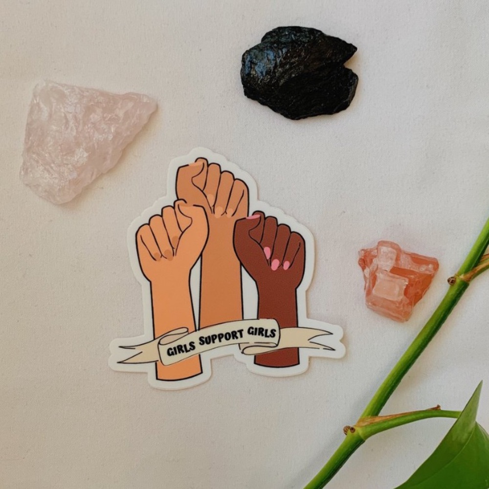 Girls Support Girls sticker